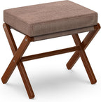 BAMBOOHOMIE Foldable Foot Stool Ottoman, Modern Foot Rest by BAMBOOHOMIE