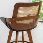 Set of 4 Bar Stools Counter Height - Image 8