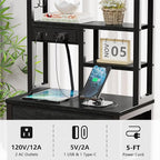 Furnulem Nightstands Set of 2, Tall Night Stand - Image 5