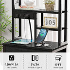 Furnulem Nightstands Set of 2, Tall Night Stand - Image 7