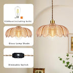 QIYIZM Plug in Pendant Light Hanging Lights - Image 4