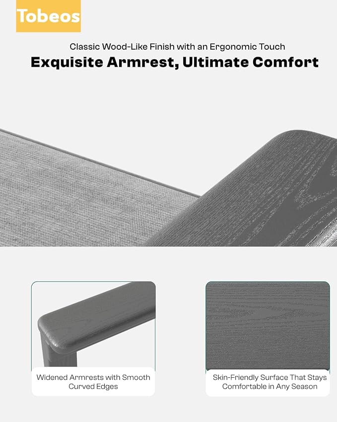 HDPE 4 Piece Patio Furniture Set, All-Weather Outdoor Couch - Image 6