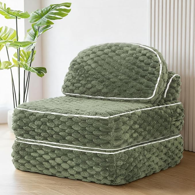 COLAMY Folding Sofa Bed, 3-in-1 Convertible Sleeper Chairs by COLAMYHOME