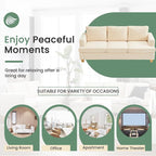 YOUDENOVA 2 Piece Set Comfy Sofa Couch, 2 3-Seater Sofa - Image 8