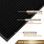 Yimobra Front Door Mat Outdoor Indoor Entrance, 100% Waterproof All-Season All - Image 3