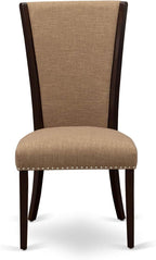 East West Furniture VEP3T47 Verona Modern Parson Chairs - Image 3