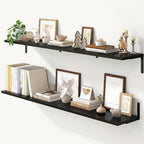 Fun Memories Deep Floating Shelves, 55W x 8D Floating Shelves Set of 2 by FunMemories