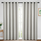 Yakamok Room Darkening Curtains 70x84 inch Length Light Beige-Living Room | 2 by Yakamok