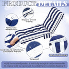 Kigley Outdoor Chaise Lounge Cushions - Image 3