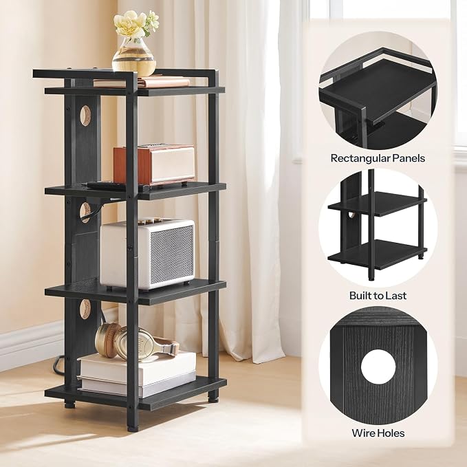 HOOBRO Game Console Shelf, 4-Tier Video Gaming Consoles Stand - Image 7