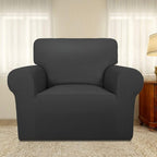 PureFit Super Stretch Chair Covers Fleece Couch Covers - Image 2