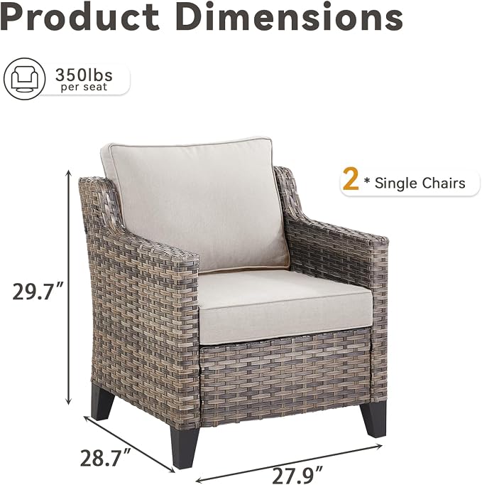 Patio Chairs Set of 2 - Image 8