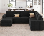 Belffin Modular Sectional Sleeper Sofa - Image 4