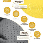 Waterproof Outdoor Chaise Lounge Chair Cushion 74.4 x 22 x 4.7 Inches Memory - Image 4