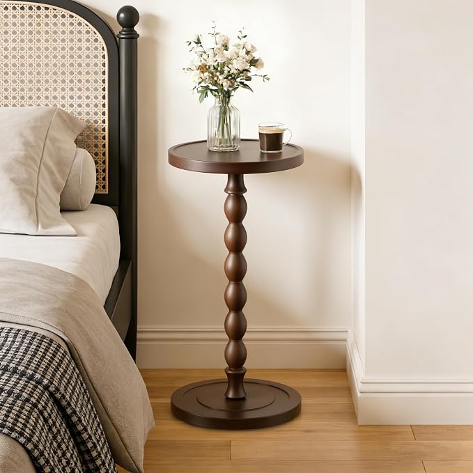 Small Side Table, Rubberwood‌ Drink Table - Image 6
