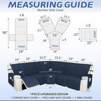Arfntevss Recliner Sectional Couch Covers 1OO% Waterproof L Shape Sofa Cover - Image 2