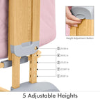 TotRun Bassinet Bedside Sleeper, Rocking Bassinets - Image 5