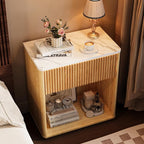 Modern Fluted Nightstand Set of 2 - Image 4