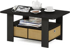 Furinno Andrey Coffee Table, Small Modern Center Table by Furinno-FitsYourSpaceFitsYourBudget