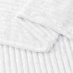 BEDELITE 3D Ribbed Jacquard White King Size Blankets - Image 4