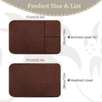 Armrest Covers - Arm Chair Covers Set of 3 Recliner Chair Covers, - Image 3