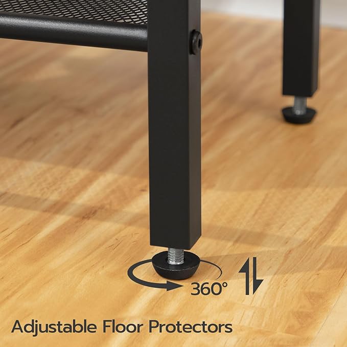HOOBRO Side Table with Charging Station and USB Port, Small End Table - Image 8