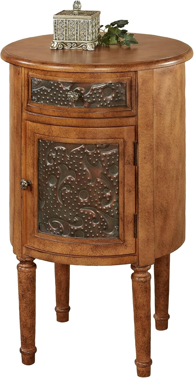 Lombardy Storage Accent Table | Traditional Style Vintage Furniture by TouchofClass