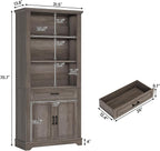 SEDETA Farmhouse Bookshelves and Bookcases - Image 2