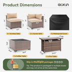 Aoxun 8 Piece Patio Furniture Set - Image 4