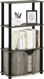 Furinno Brahms 4-Tier Multipurpose Bookcase/Bookshelf/Display Shelf/Display Rack by Furinno-FitsYourSpaceFitsYourBudget