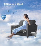 Welzona Loveseat, Comfy Teddy Love Seat - Image 6