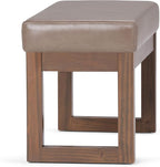 SIMPLIHOME Milltown Small Ottoman Bench - Image 7