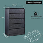 Aitjunz Modern 5 Drawers Dresser - Image 2