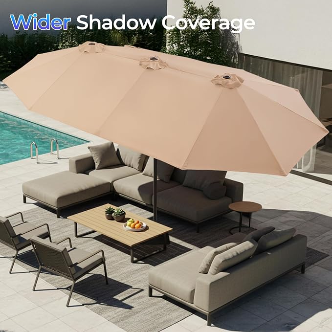SUPERJARE 13FT Outdoor Patio Umbrella - Image 3