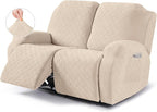VANSOFY Recliner Cover, 2-Pieces Stretch Reclining Couch Cover by VANSOFYFURNITURECOVERS