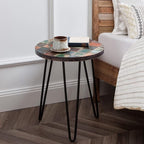 Greenage Reclaimed Wood End Table Bedroom - Image 4