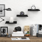 RYOFOBETTO Small Floating Shelf, 6X9 Inches Farmhouse Wall Shelves - Image 4