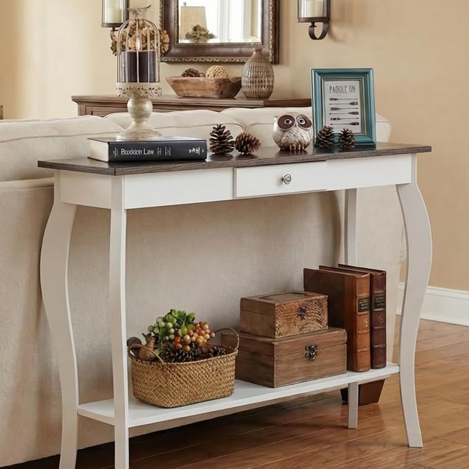 ChooChoo Narrow Farmhouse Console Table - Image 3