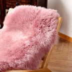 IRIWOOL Premium Genuine Fur Sheepskin Rug Real Australia Sheepskin Natural - Image 6