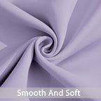 Yakamok Lilac Room Darkening Curtains 84 inch Lavender Sliding Door Drapes | 1 - Image 4