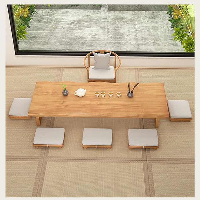Solid Wood Low Coffee Tea Table - Image 2