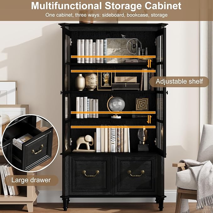 QUW 63" Tall Display Cabinet - Image 4