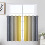 Grey and Yellow Ombre Blackout Curtains - Image 2