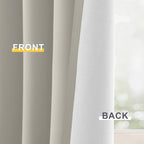 Yakamok Stone Blackout Curtains 84 Inches Long - Image 5