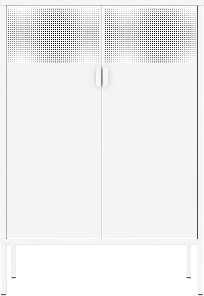 Washsemba 2 Mesh Door Metal Storage Cabinet - Image 3