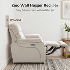 MCombo 61.6'' Wall Hugger Power Loveseat Recliner, Reclining Loveseat - Image 3