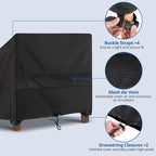 SunPatio Waterproof Outdoor Chaise Lounge Cover, 2 Pack Patio Lounge Chair - Image 5
