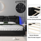 Keyluv Queen Size LED Bed Frame - Image 6