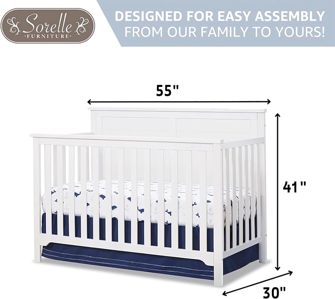 SORELLE FURNITURE Baby Bundle 4-Piece Nursery Set - Image 4
