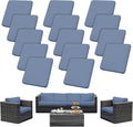 Outdoor Cushion Covers Set, Replacement by SUKAIKEQA